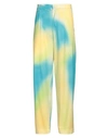 Bonsai Tie-dye Stretch-wool Trousers In Yellow
