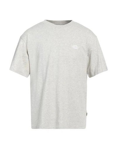 Dickies Man T-shirt Light Grey Size Xl Cotton, Polyester