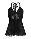 Kaos Woman Top Black Size 8 Polyester