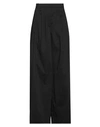 Jijil Woman Pants Black Size 8 Cotton, Nylon, Elastane
