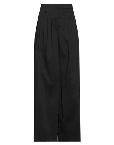 JIJIL JIJIL WOMAN PANTS BLACK SIZE 8 COTTON, NYLON, ELASTANE 