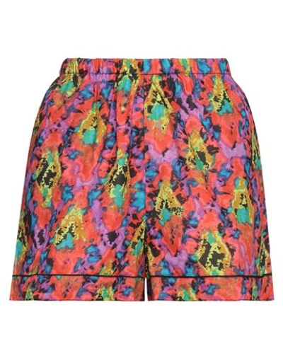 Connor & Blake Woman Shorts & Bermuda Shorts Orange Size Xl Cotton