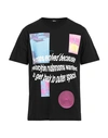 Msftsrep Printed Cotton Jersey T-shirt In Black