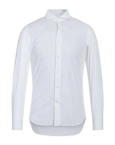 Alessandro Gherardi Man Shirt White Size 15 ¾ Cotton