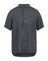 Barena Venezia Barena Man Shirt Lead Size 40 Linen In Grey