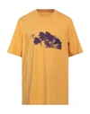 Oamc Man T-shirt Ocher Size Xl Organic Cotton, Elastane In Yellow