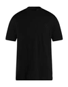 John Richmond Man T-shirt Black Size Xl Cotton