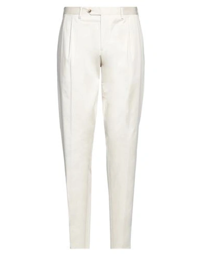 Lardini Man Pants Beige Size 38 Cotton, Elastane