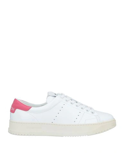 Stokton Woman Sneakers White Size 7 Leather
