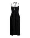 ULLA JOHNSON ULLA JOHNSON WOMAN MIDI DRESS BLACK SIZE 10 COTTON