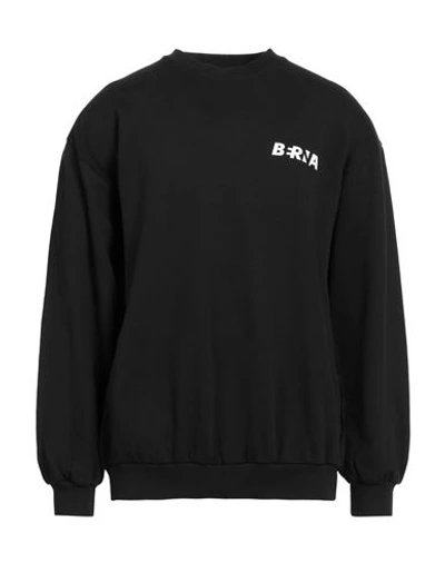 Berna Man Sweatshirt Black Size 2 Cotton