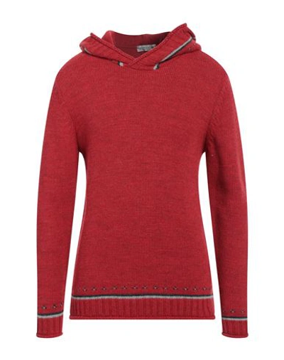 Daniele Alessandrini Homme Man Sweater Red Size 40 Wool, Acrylic