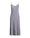 Siyu Woman Midi Dress Purple Size 4 Viscose, Elastane In Purple