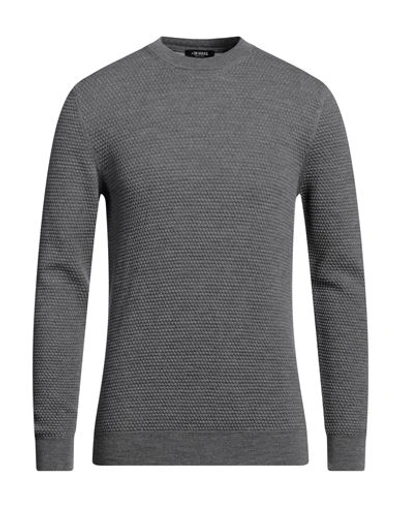 +39 MASQ +39 MASQ MAN SWEATER GREY SIZE 46 MERINO WOOL