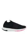 Fitflop Woman Sneakers Black Size 7 Textile Fibers In Black