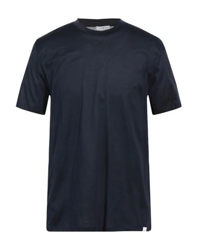 Paolo Pecora Man T-shirt Midnight Blue Size Xl Cotton