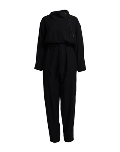 Emporio Armani Woman Jumpsuit Black Size 10 Polyester