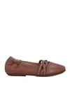 Fitflop Ballet Flats In Brown