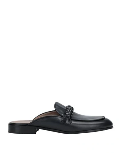 Gianvito Rossi Man Mules & Clogs Black Size 9 Leather