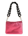 My-best Bags Woman Handbag Burgundy Size - Leather In Pink