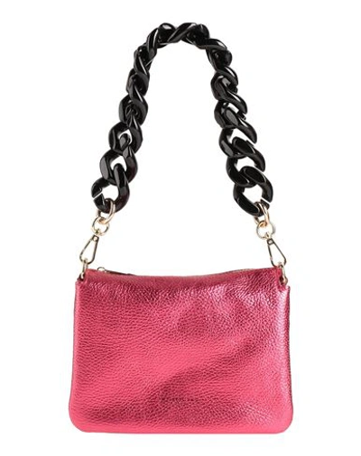 My-best Bags Woman Handbag Burgundy Size - Leather In Pink