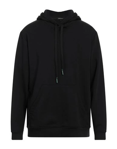 Imperial Man Sweatshirt Black Size L Cotton, Polyester