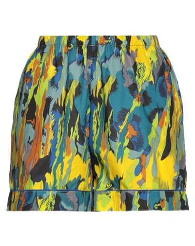 Connor & Blake Woman Shorts & Bermuda Shorts Deep Jade Size L Cotton In Green