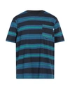 WOOD WOOD WOOD WOOD MAN T-SHIRT BLUE SIZE M COTTON