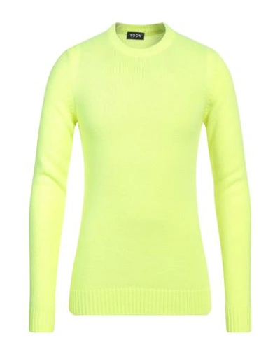 Yoon Man Sweater Light Yellow Size 44 Acrylic, Virgin Wool, Alpaca Wool, Viscose