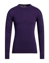 Yoon Man Sweater Purple Size 42 Acrylic, Virgin Wool, Alpaca Wool, Viscose