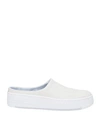 Nike Man Mules & Clogs White Size 9.5 Leather In White