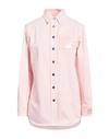 Raf Simons Woman Denim Shirt Light Pink Size L Cotton