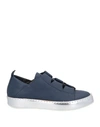HENRY BEGUELIN HENRY BEGUELIN WOMAN SNEAKERS NAVY BLUE SIZE 6.5 LEATHER