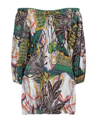Connor & Blake Woman Top Deep Teal Size S Cotton In Green