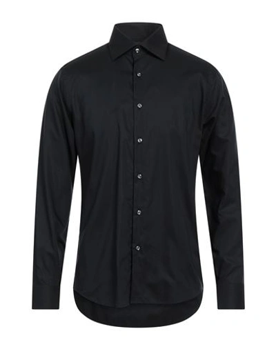 Ingram Man Shirt Black Size 16 Cotton