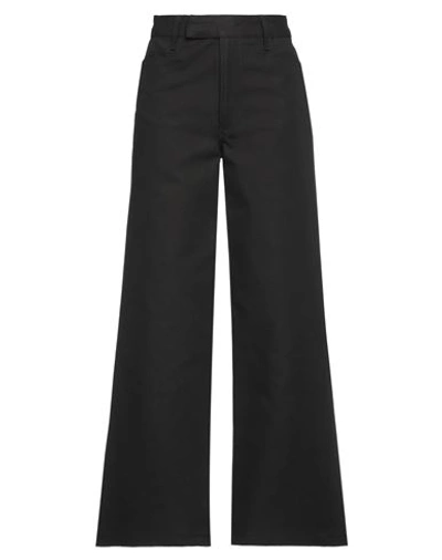 Amiri Woman Pants Black Size 2 Cotton