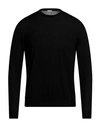 Malo Man Sweater Black Size 32 Cashmere