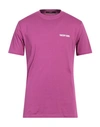 Takeshy Kurosawa Man T-shirt Mauve Size Xxl Cotton In Purple