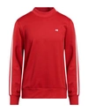 Ami Alexandre Mattiussi Man Sweatshirt Red Size Xl Polyamide, Cotton, Elastane, Polyester