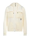 Paoloni Man Jacket Ivory Size 42 Polyamide In White