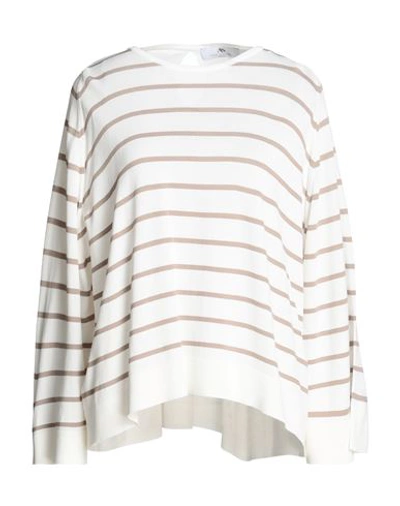Anna Seravalli Woman Sweater Taupe Size 3 Viscose, Polyamide In Grey