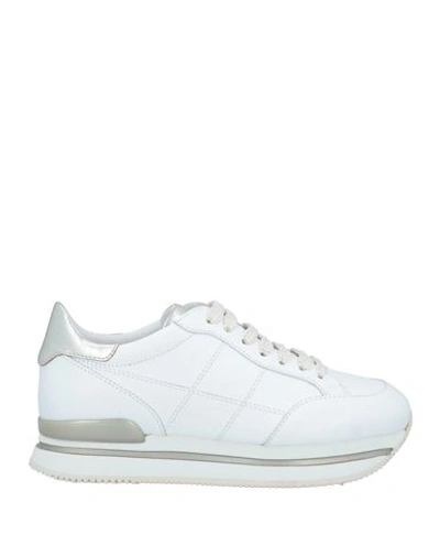 Hogan Woman Sneakers White Size 5 Leather