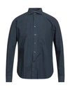 Tintoria Mattei 954 Man Shirt Midnight Blue Size 15 ¾ Cotton