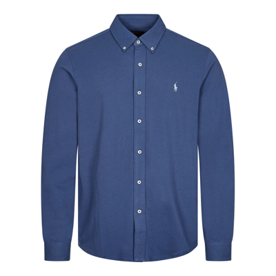 Polo Ralph Lauren Mesh Shirt In Blue