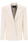 ROTATE BIRGER CHRISTENSEN ROTATE OVERSIZED BLAZER IN FAUX LEATHER