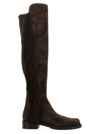 Stuart Weitzman Dark Brown 5050 Bold Fringe Boots