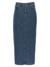 WARDROBE NYC COLUMN SKIRTS BLUE