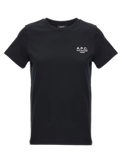 Apc Black Denise T-shirt In Lzz Black