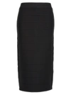 Herve Leger Icon Bandage Pencil Skirt In Negro
