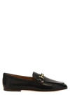 TOD'S LEATHER LOAFERS BLACK